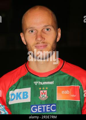 Deutscher Handballspieler Tim Hornke SC Magdeburg DHB HBL Liqui Moly Handball Bundesliga Staffel 2021-22 Stockfoto