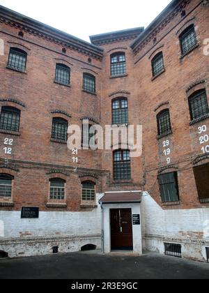 Innenhof des Moritzplatzdenkmals in Magdeburg Neustadt Stockfoto