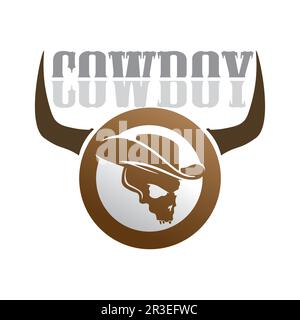 Cowboy hat Logo Bilder Symbolvektor und Designvorlage Stock Vektor