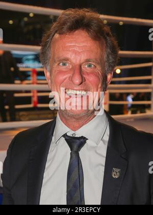 BDB-Präsident Thomas PÃ¼tz auf der SES Boxing Gala in Magdeburg am 09.10.2021 Stockfoto