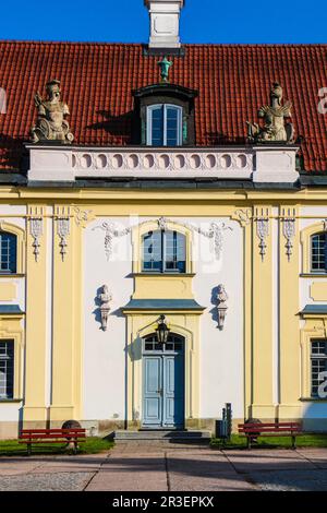 Eintritt zum Südflügel des historischen Branicki-Palastes im rokoko-Stil in Bialystok, Polen Stockfoto