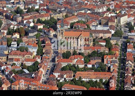 Landau in der Pfalz aus der Vogelperspektive Stockfoto