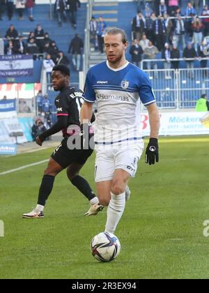 Korbinian Burger 1. FC Magdeburg Fußball 3. Liga 19. Spieltag Staffel 2021-2022 1. FC Magdeburg vs. VfL OsnabrÃ¼ck Stockfoto