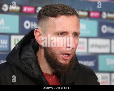 Fußball-Torwart Jasmin Fejzic Eintracht Braunschweig Fußball 3. Liga 17. Spieltag Saison 2021-2022 1. FC Magdeburg gegen Eintrac Stockfoto