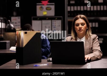 Team für strafrechtliche Ermittlungen, Stockfoto