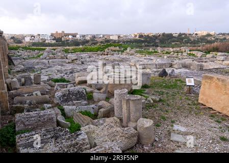 Römische Ausgrabungen, Rabat, Mittelmeer, Inselland, Malta Stockfoto