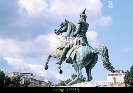 General Andrew Jackson Reiterstatue im Presidents Park am Lafayette Square, Washington DC, USA Stockfoto