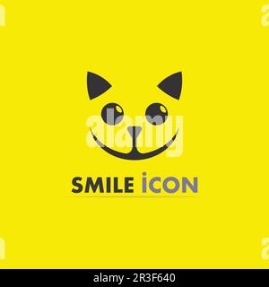 Smile Icon, Smile, Logo Vector Design Happy Emoticon Business, lustiges Design und Vector Emoji Happy Stock Vektor