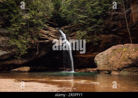 Lower Falls, Old man's Cave Stockfoto