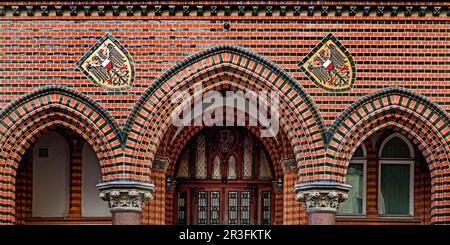 Landesbüro für Soziale Dienste Schleswig-Holstein Luebeck, Lübeck, Deutschland, Europa Stockfoto