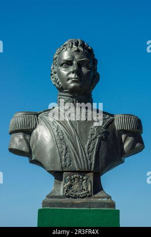 Bernardo OHiggins P. , Costanera, Puerto Montt , Provincia de Llanquihue, región de Los Lagos.Patagonia, República de Chile,América del Sur. Stockfoto