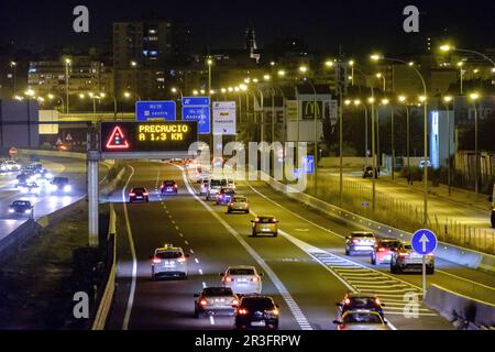 Ma-19, Autopista de Levante, Palma, Mallorca, Balearen, Spanien, Europa. Stockfoto