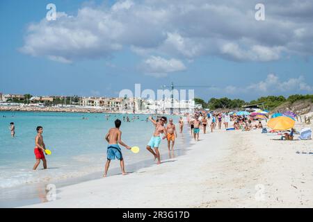 SA Rapita-Ses Covetes Beach, Mallorca, Balearen, Spanien. Stockfoto
