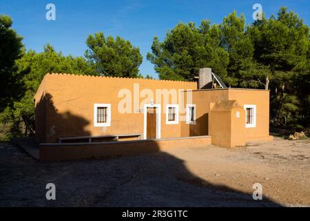 refugio de Son Real, Finca publica de Son Real, término municipal de Santa Margarita, costa Nor-este de Mallorca, balearen, spanien. Stockfoto