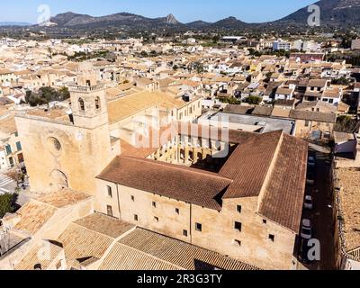 kirche und Kloster von St. Bonaventure, 17. Jahrhundert, Llucmajor, Mallorca, Balearen, Spanien. Stockfoto