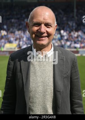 DFB-Präsident Bernd Neuendorf DFB 3. Liga Fußballsaison 2021-2022 37. Spieltag 1. FC Magdeburg - TSV 1860 München Stockfoto