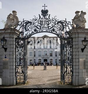 Engers Castle, Neuwied, Bezirk Neuwied, Rheinland-Pfalz, Deutschland, Europa Stockfoto