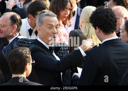 Cannes, Frankreich. 23. Mai 2023. Asteroid City Red Carpet - das 76. Jährliche Filmfestival Cannes, FRANKREICH, am 23. Mai 2023. (Foto: Lionel Urman/Sipa USA) Guthaben: SIPA USA/Alamy Live News Stockfoto