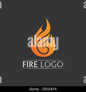 Feuer Flamme Vektor-Illustration Design Vorlage Power, heiß, Symbol, Logo, Licht, Teufel, Feuer, abstrakt Stock Vektor