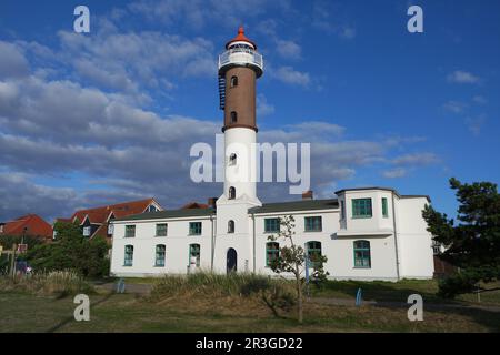 Leuchtturm in Timmendorf, Poelinsel Stockfoto