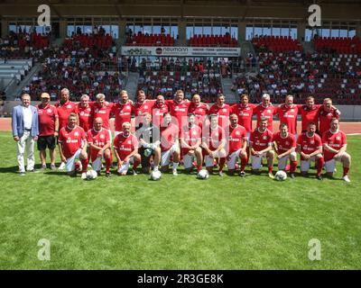 Traditionelles Fußballspiel Rot-weiÃŸ Erfurt 03.07.2022 Steigerwaldstadion Erfurt Stockfoto