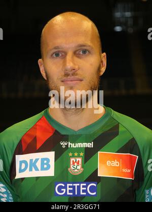 Handballspieler Tim Hornke SC Magdeburg 17 LIQUI MOLY HBL Handball Bundesliga Staffel 2022-23 Stockfoto