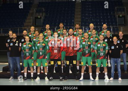 Teambild Team SC Magdeburg LIQUI MOLY HBL Handball Bundesliga Staffel 2022-23 Stockfoto