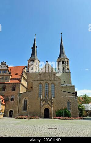 Merseburger Dom St. Johannes und St. Laurentius Stockfoto