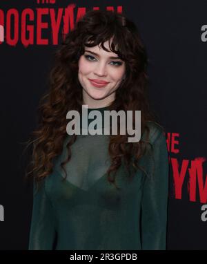 Hollywood, USA. 23. Mai 2023. Sophie Thatcher trifft am Dienstag, den 23. Mai 2023, beim Boogeyman Premiere im El Capitan Theater in Hollywood, Kalifornien, ein. (Foto: Juan Pablo Rico/Sipa USA) Guthaben: SIPA USA/Alamy Live News Stockfoto