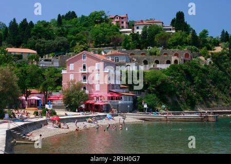 Fiesa Bay, Piran, Istrien, Adria, Slowenien Stockfoto