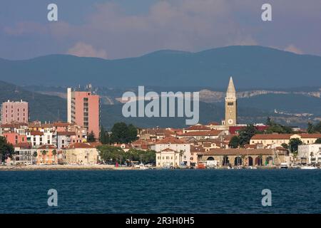 Blick auf die Stadt Koper, Istrien, Adria Slowenien Stockfoto