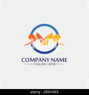 People Logo, Team, Succes People Work, Gruppe und Gemeinde, Group Company and Business Logo Vektor und Design Care, Family Icon Succes Logo Stock Vektor