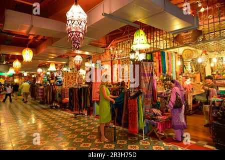 Zentraler Markt, Einkaufszentrum, Jalan Hang Kasturi, Kuala Lumpur, Malaysia Stockfoto