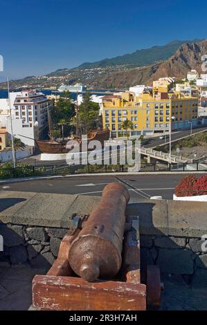 Castillo de la Virgen in Santa Cruz de La Palma, La Palma, Kanarische Inseln, Spanien Stockfoto