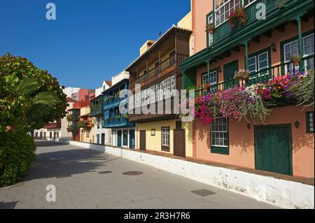 Avenida Maritima in Santa Cruz de La Palma, La Palma, Kanarische Inseln, Spanien Stockfoto