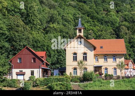 Treseburg im Harz Stockfoto