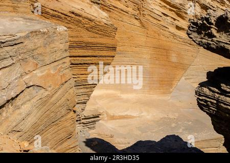 Cantera de Mares, Santanyi, Mallorca, Balearen, Spanien. Stockfoto