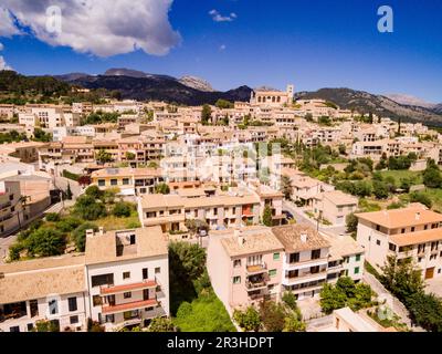 Selva, mancomunidad del Raiguer, Mallorca, Balearen, Spanien, Europa. Stockfoto