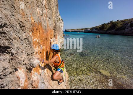 Torrente de Cala Magraner, Manacor, Mallorca, Balearen, Spanien, Europa. Stockfoto