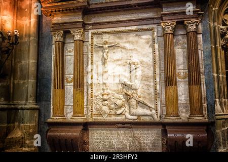 Altar der St.-Veitskirche Stockfoto