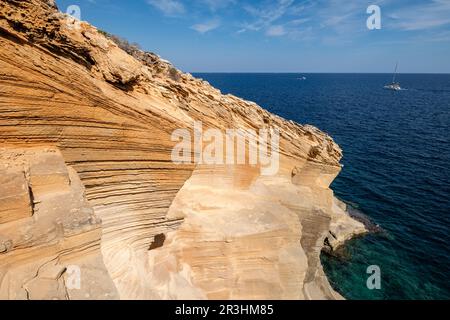 Cantera de Mares, Santanyi, Mallorca, Balearen, Spanien. Stockfoto