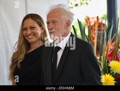 STOCKHOLM, SCHWEDEN - 23. MAI 2023: Chris Blackwell nimmt am Polarmusik-Preis 2023 in Stockholm, Schweden Teil. Stockfoto