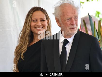 STOCKHOLM, SCHWEDEN - 23. MAI 2023: Chris Blackwell nimmt am Polarmusik-Preis 2023 in Stockholm, Schweden Teil. Stockfoto