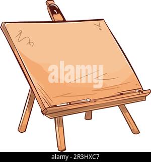Handgezeichnete alte Holzplanke Stock Vektor