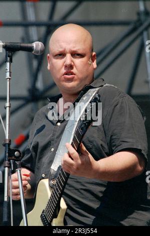 Mailand Italien 1996-07-11: Live-Konzert Frank Black im Parco Acquatica Stockfoto