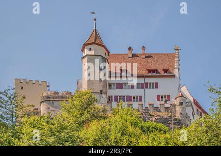 Schloss Lenzburg, Kanton Aargau, Schweiz Stockfoto