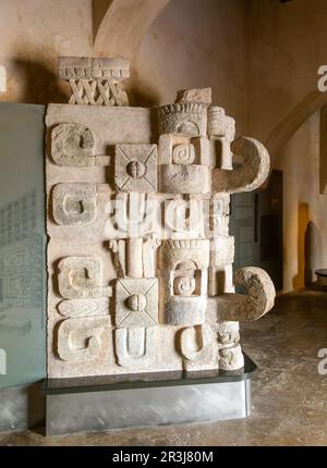 Gebäude aus der Region Chenes, Museum für Maya-Archäologie, Campeche, Mexiko Stockfoto