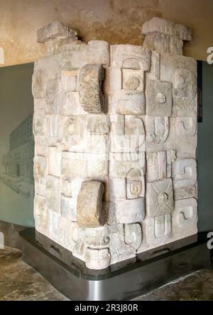 Gebäude aus der Region Chenes, Museum für Maya-Archäologie, Campeche, Mexiko Stockfoto