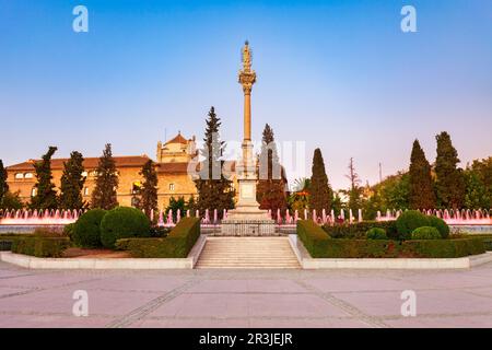 Denkmal für die unbefleckte Empfängnis des Triumphes in Granada, Spanien Stockfoto