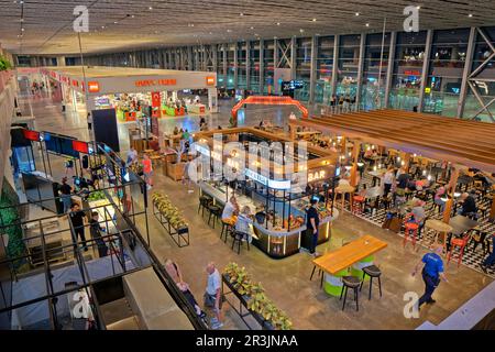 Bodrum Milas Flughafen internationale Abflüge Concourse, Provinz Mugla, Türkei. Stockfoto